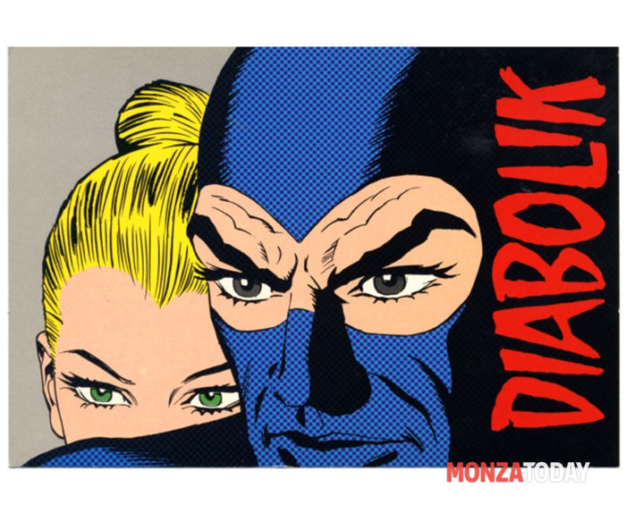 Targa metallica DIABOLIK